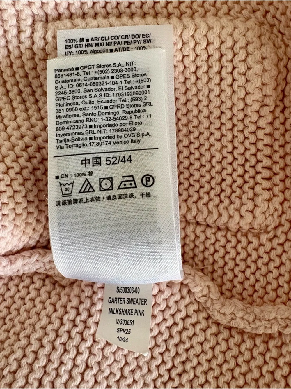 Baby Gap Bear Ear Garter Hooded Cardigan Spring 2025 Milkshake Pink Cotton: 0-3M
